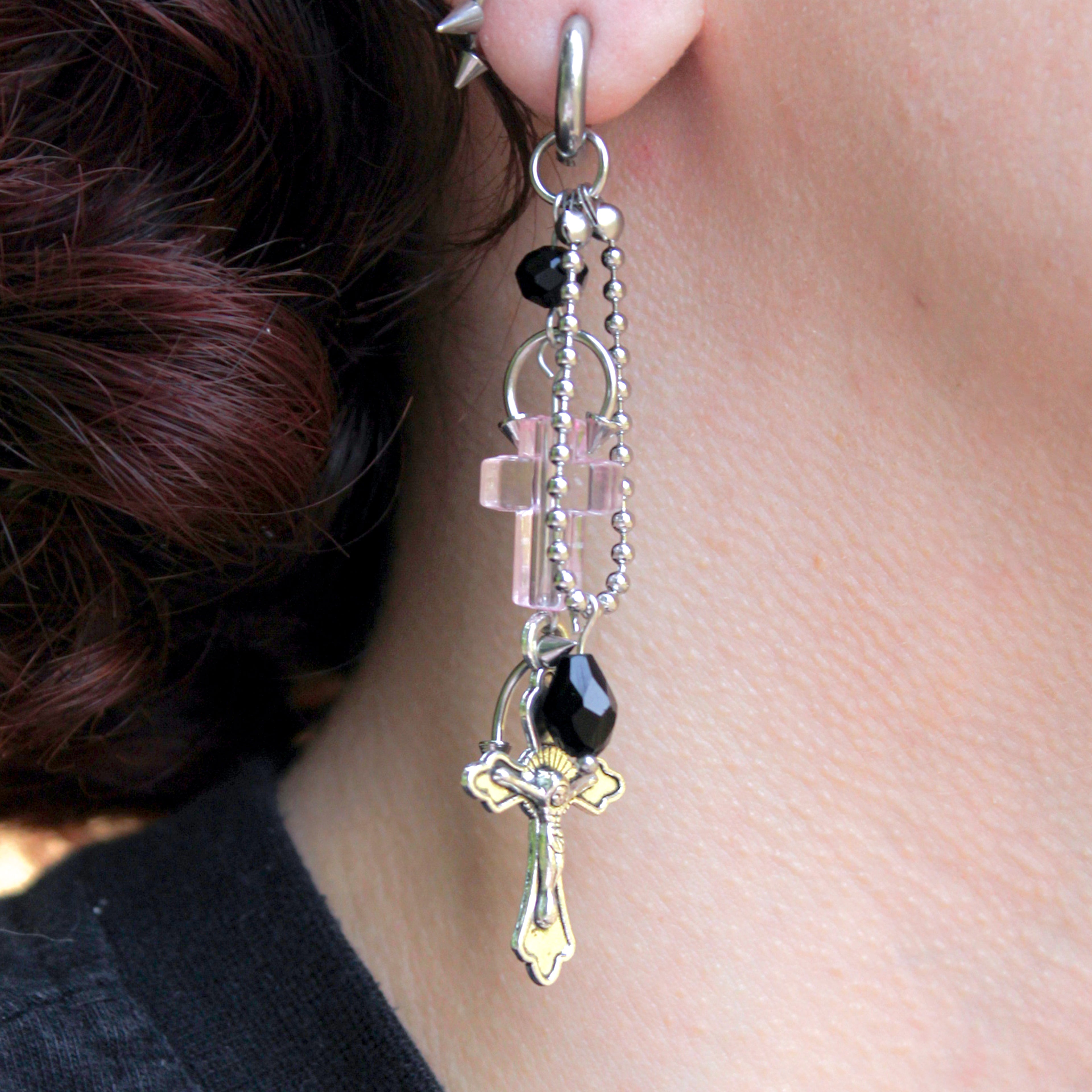 Boucles d'oreilles J